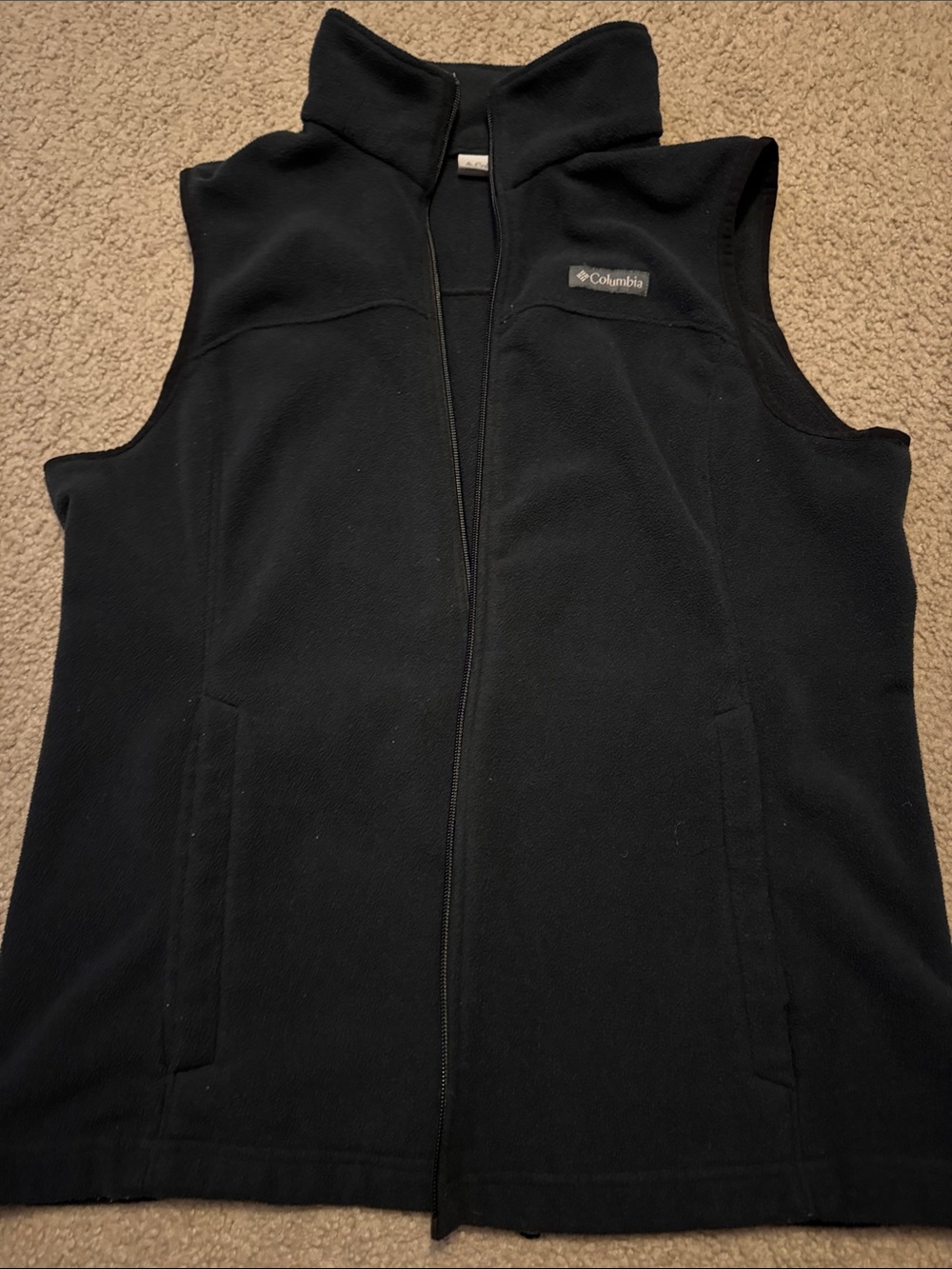 Columbia Black Fleece Vest